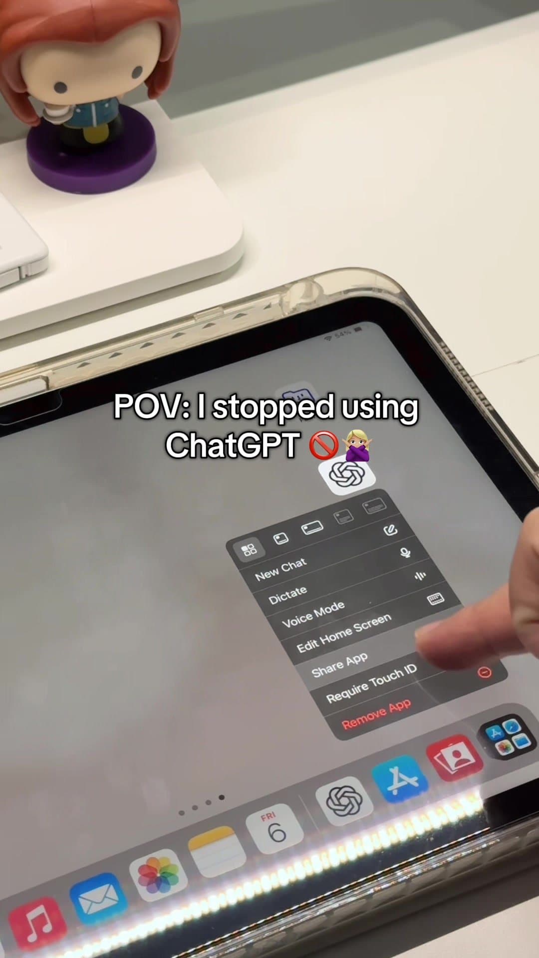 POV: I stopped using
ChatGPT 🚫🙅🏼♀️