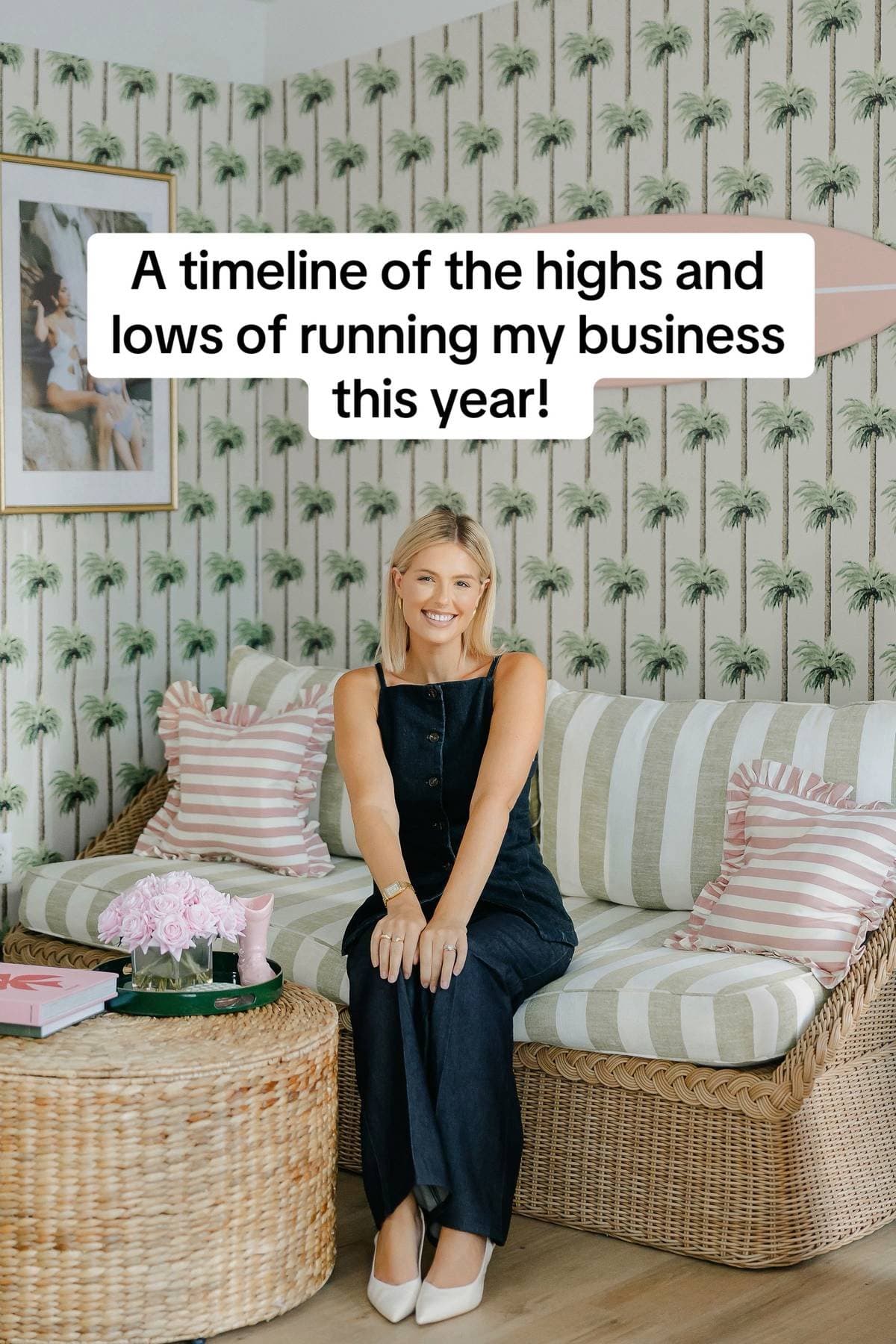 A timeline of the highs and
lows of running my business
this year!