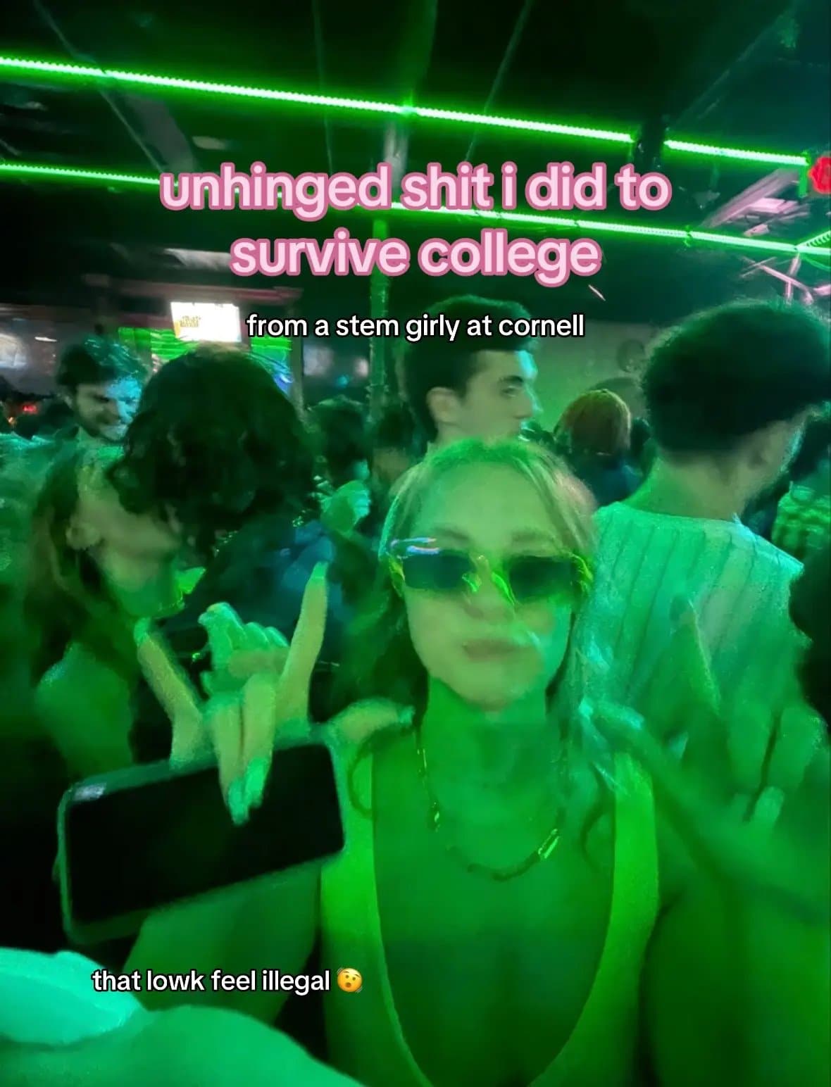 unhinged shit i did to survive college
from a stem girly at cornell
that lowk fβ¦