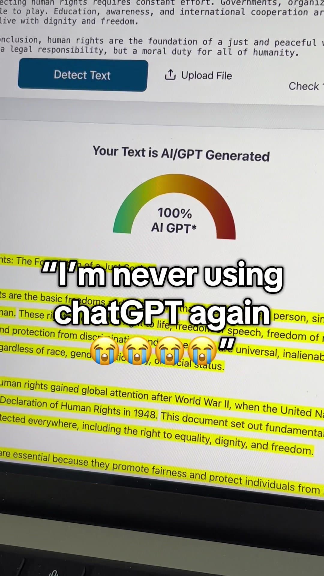 "I'm never using
chatGPT again
๐ญ๐ญ๐ญ๐ญ"
Try this instead ๐จ
Paste ur chatGPT โฆ