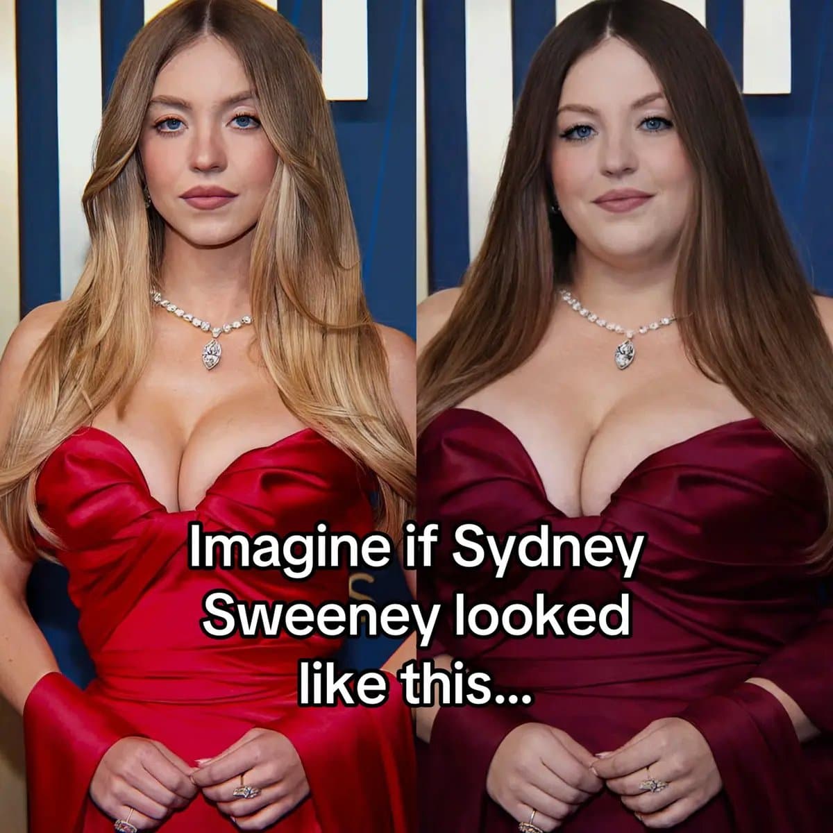 Imagine if Sydney
Sweeney looked
like this..