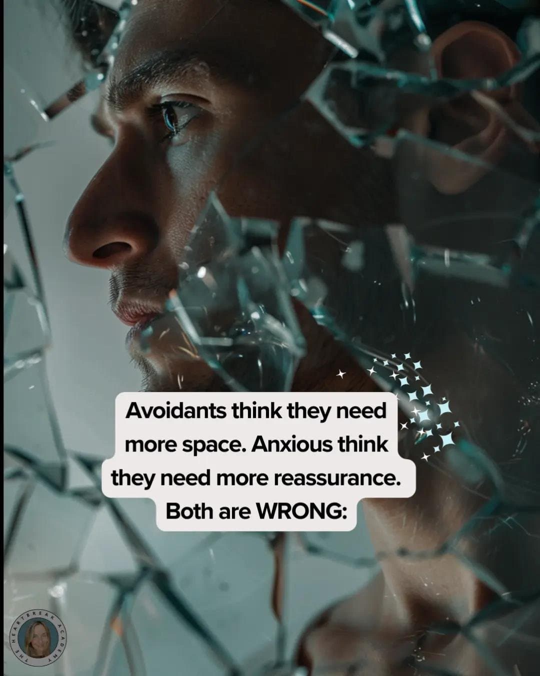 Avoidants think they need
more space. Anxious think
they need more reassurance.
…