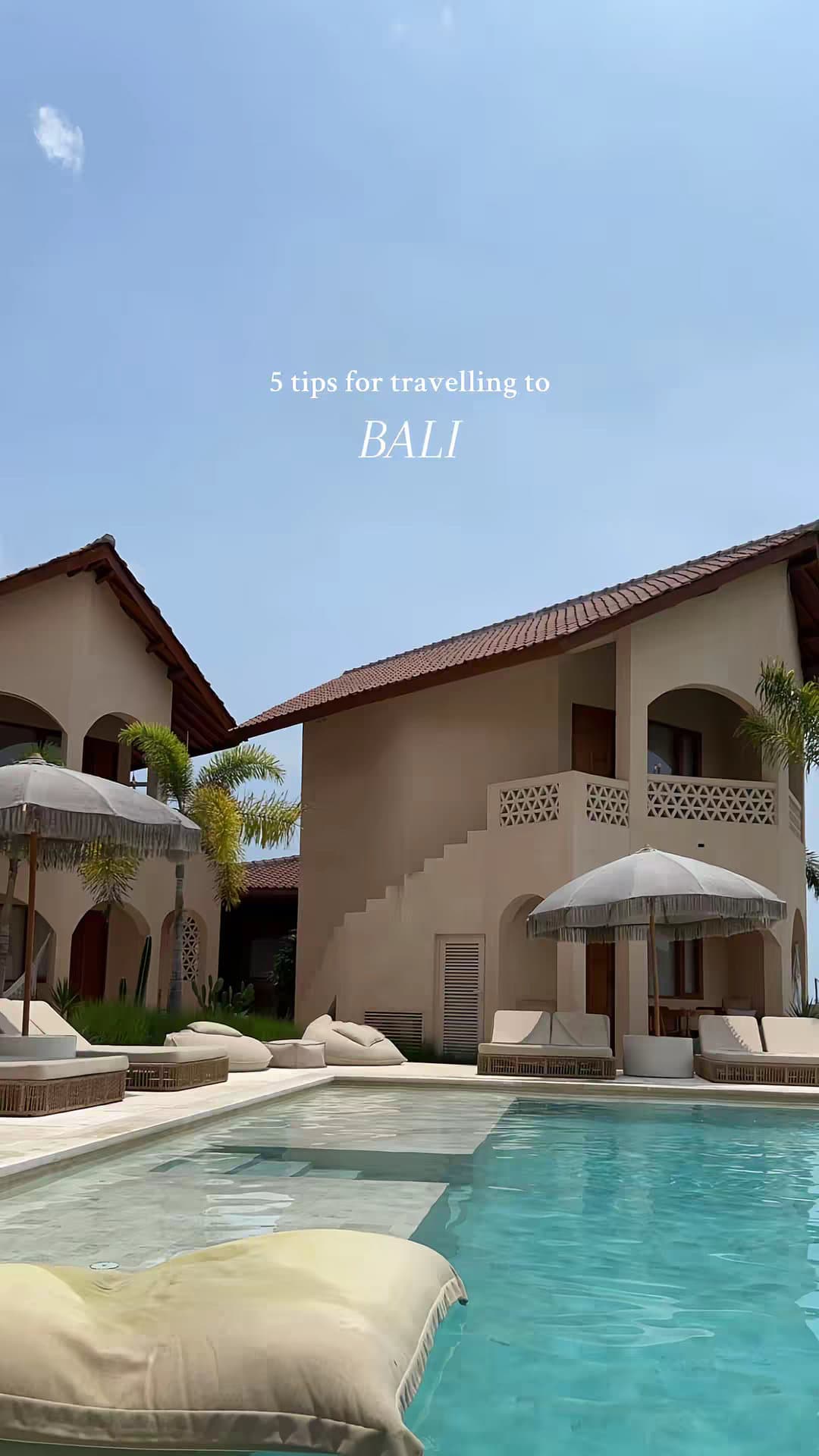 Slide 1: 5 tips for travelling to
BALI