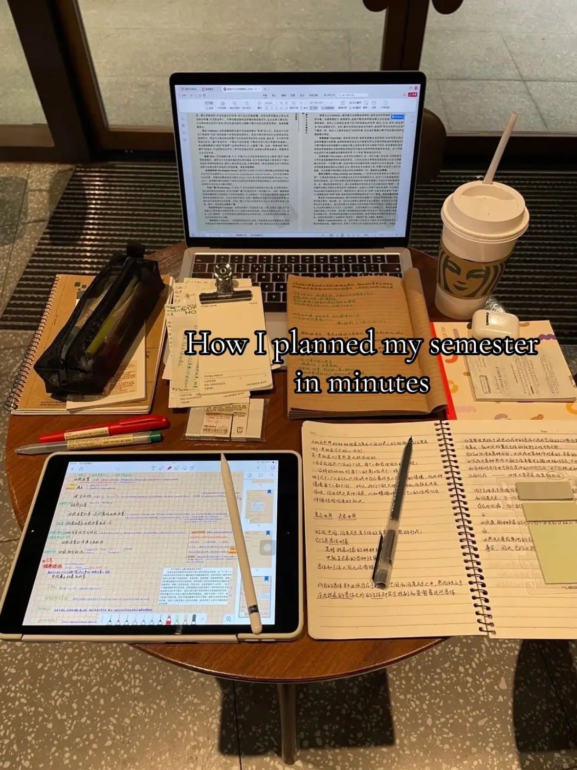 How I planned my semester in minutes