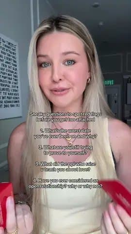 Sneaky questions to spot red flags
before you get too attached
1. What's the woβ¦