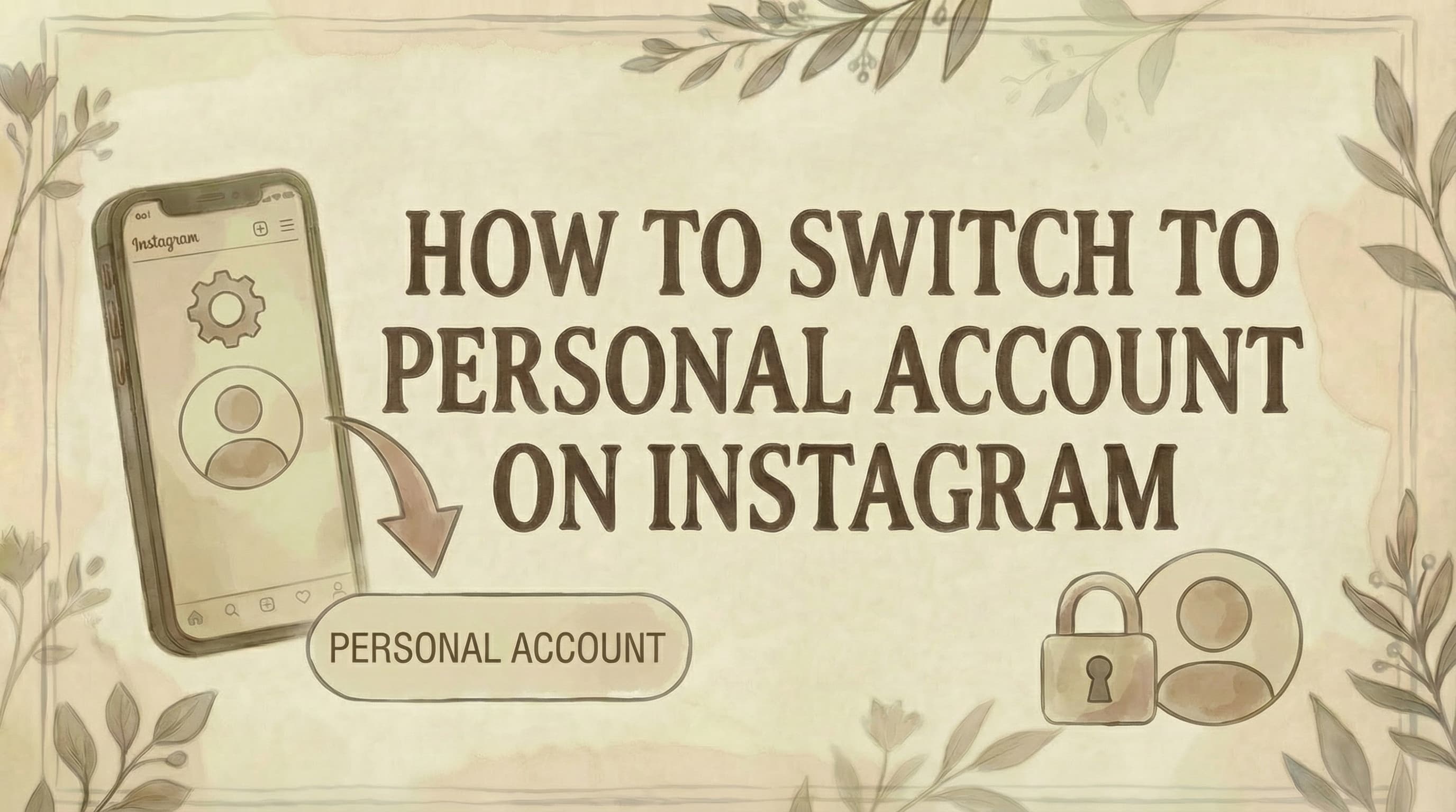 How to Switch to Personal Account on Instagram (2026 Guide)